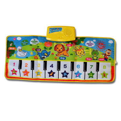 【小鋼琴音樂毯電子琴嬰幼兒益智玩具學習智能布毯學習毯音樂毯批發】價格,廠家,圖片,教具、早教機,汕頭市澄海區安源玩具商行-